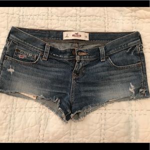 Hollister jean denim short shorts size 3
